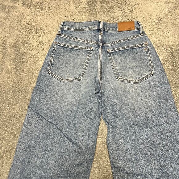 Madewell Jeans Womens 26 (28x29) Perfect Vintage Wide Leg High Rise - Picture 4 of 10